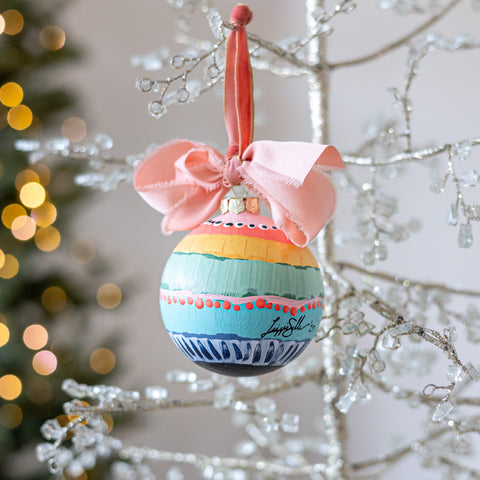 Silver Linings Globe Ornaments