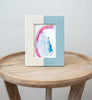 Original Artwork in Two-Tone Ceramic 6x8 Frame