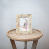 Original Artwork in Scalloped Faux Marble 7.5x9.5 Frame