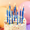 Wishing You: Long 5" Birthday Candles, Multi-Color