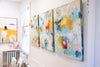 "Sunshine Trio" Triptych 24x30