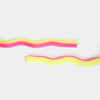 Wiggle Candles - Yellow & Pink (2 Pack) - 11" Vibrant Tapers