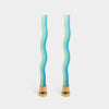 Wiggle Candles - Mint (2 Pack) - 11" Vibrant Taper Candles