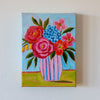 "Bold & Bloomy" Painting on 6x8 canvas