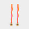 Wiggle Candles - Orange (2 Pack) - 11" Vibrant Taper Candles