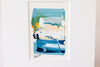 "Joyful Connections" Original Art Framed in 11x14 Aluminum Brass - Blue Horizon Stack