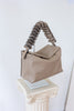 Ana Wave Strap Handbag - Taupe