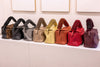 Ana Wave Strap Handbag - Black