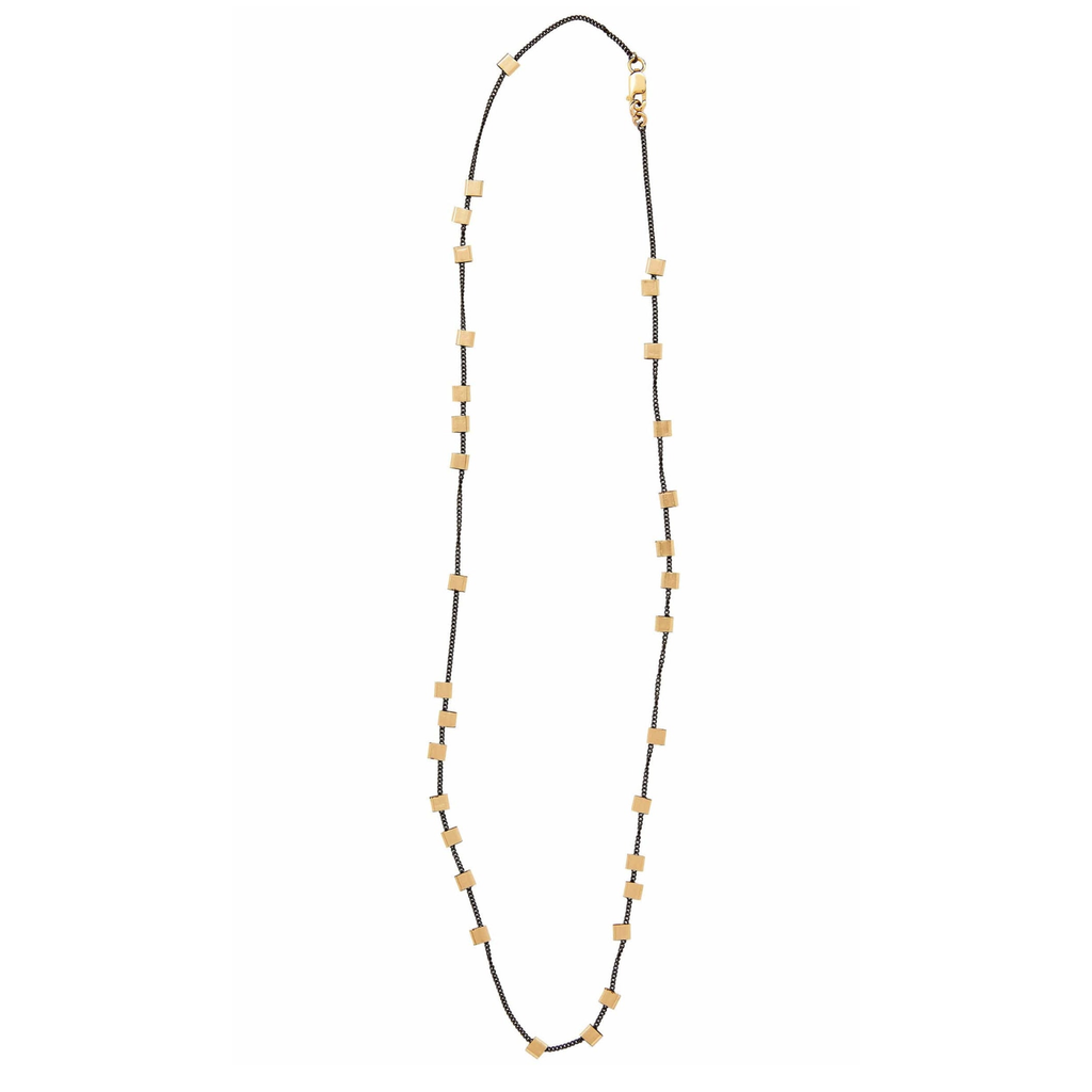 Bertoia Gold filled Chain Necklace Two-Tone