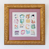 "Bright Spots 26" Original Art in Vintage Gold Frame