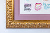 "Bright Spots 26" Original Art in Vintage Gold Frame