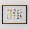 "Bright Spots 30" 28.75”x 22.5” Original Art in Custom Wave Frame