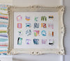 "Bright Spots 36,” Original in Vintage Frame