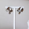 Wave Post Earring - Gold and Silver Available