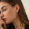 Squiggle Choker Necklace