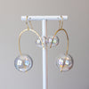Bubble Celestial Large Iridescent Earrings