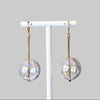 Iridescent Bubble Glass Blown Earrings - 2 Sizes