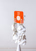 Flor Earrings White Opaque Long