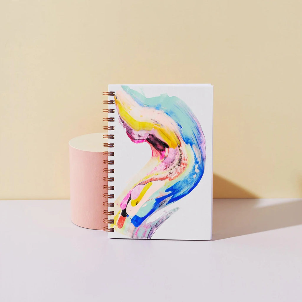 Candy Swirl Boxed Notebook - Hand Painted