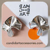 Wave Post Earring - Gold and Silver Available