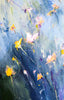 "Flowers Over Water" 36x48" acrylic on wood