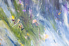 "Flowers Over Water" 36x48" acrylic on wood