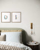 "Joyful Connections- Vertical Swish" Original Gestural Art in Custom Wave Frame