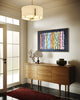 "Within and Beyond" 30x48, Gold Float Frame