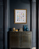 "Bright Spots 35,” Original in Vintage Frame 23.75"x27.25"