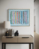 "Learning the Lines III" 22x28, Gold Float Frame