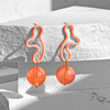 Squiggle Earrings - Multiple Colors