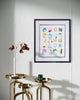 "Bright Spots 32,” Original in Custom Frame 20.5”x24.5”