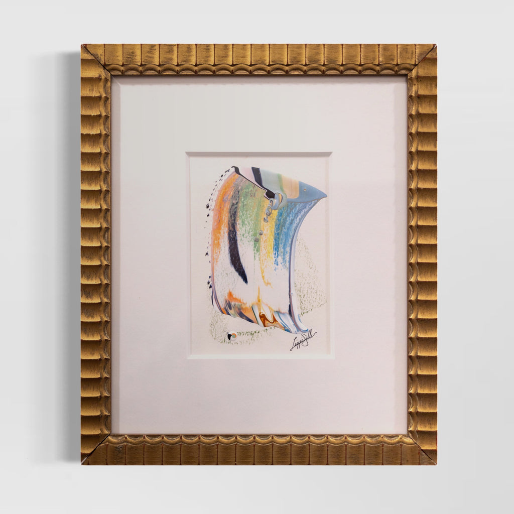 "Joyful Connection" 2 in Copper Vintage Frame, 12"x14.25"