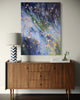 "Flowers Over Water" 36x48" acrylic on wood