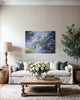 "Flowers Over Water" 36x48" acrylic on wood