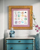 "Bright Spots 26" Original Art in Vintage Gold Frame