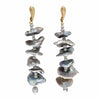 Grey Pearl Hoya Earring