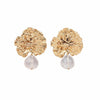 Kelp Rose Quartz Earrings
