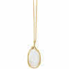 Saturn Pearl Bronze Pendant
