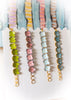 7 Flower Toggle Bracelet - Multiple Colors
