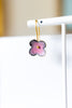 Small Flower Earrings on Stem - Multiple Colors