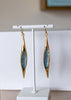 Opening Pod Earring in White/Blue