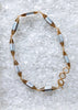 Arch Pod Necklace in White