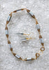 Arch Pod Necklace in White