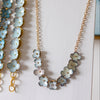 9 Flower Necklace in White