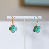 Small Flower Earrings on Stem - Multiple Colors