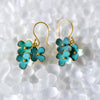 Triple Flower Earring - Multiple Colors