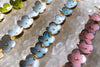 7 Flower Toggle Bracelet - Multiple Colors