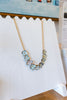 9 Flower Necklace in White