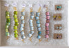 7 Flower Toggle Bracelet - Multiple Colors